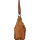 Prada Brown Nylon Triangle Handbag