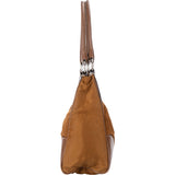 Prada Brown Nylon Triangle Handbag