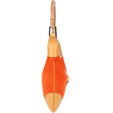 Gucci Orange Suede Bamboo Jackie Shoulder Bag