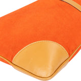 Gucci Orange Suede Bamboo Jackie Shoulder Bag