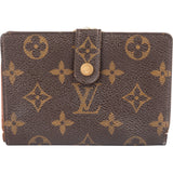 Louis Vuitton Canvas Monogram Compact Clip Wallet