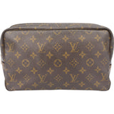 Louis Vuitton Canvas Monogram Trousse Toilette 28 Clutch