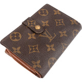 Louis Vuitton Canvas Monogram Compact Clip Wallet