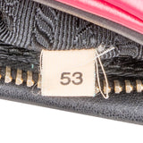 Prada Leather Pink Ribbon Mini Handbag