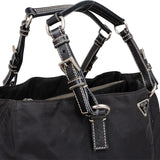 Prada Black Nylon Triangle Handbag