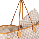 Louis Vuitton Damier Azur Monogram Neverfull GM Shopper Handbag - vintageandkickz