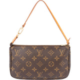 Louis Vuitton Canvas Monogram Pochette Accessoire Handbag