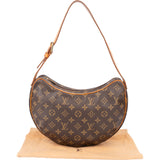 Louis Vuitton Canvas Monogram Croissant MM Shoulder Bag