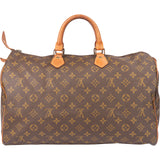 Louis Vuitton Canvas Monogram Speedy 40 Handbag