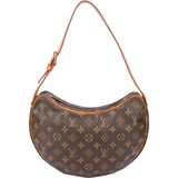 Louis Vuitton Canvas Monogram Croissant MM Shoulder Bag