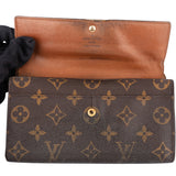 Louis Vuitton Canvas Monogram Sarah Wallet