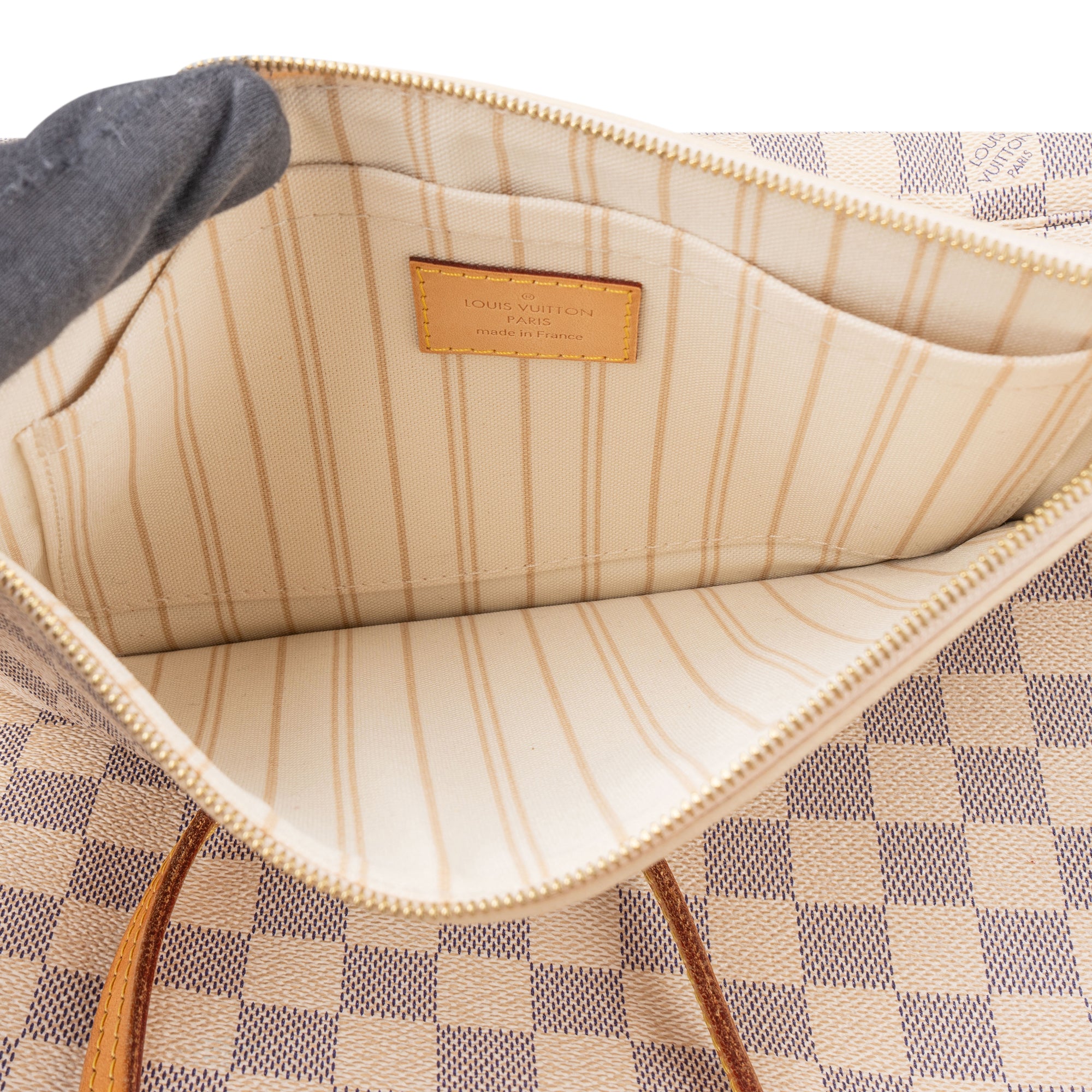 Louis Vuitton Damier Azur Monogram Neverfull GM Shopper Handbag - vintageandkickz