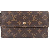 Louis Vuitton Canvas Monogram Sarah Wallet