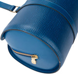 Louis Vuitton Bleu Epi Leather Soufflot Set Handbag