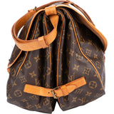 Louis Vuitton Canvas Monogram Saumur GM Crossbody Bag