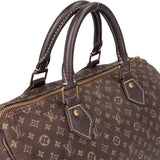 Louis Vuitton Mini Lin Monogram Speedy 30 Handbag