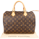 Louis Vuitton Canvas Monogram Speedy 30 Handbag
