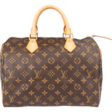 Louis Vuitton Canvas Monogram Speedy 30 Handbag