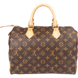 Louis Vuitton Canvas Monogram Speedy 30 Handbag