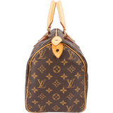 Louis Vuitton Canvas Monogram Speedy 30 Handbag
