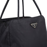 Prada Black Nylon Triangle Handbag