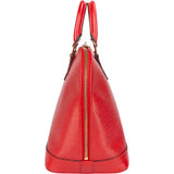Louis Vuitton Rouge Epi Leather Alma PM Handbag