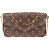 Louis Vuitton Canvas Monogram Felicie Crossbody Bag