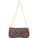 Louis Vuitton Canvas Monogram Pochette Accessoire Shoulder Bag