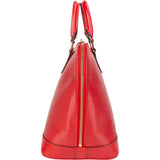 Louis Vuitton Rouge Epi Leather Alma PM Handbag