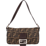 Fendi FF Monogram Baguette Handbag