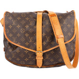 Louis Vuitton Canvas Monogram Saumur GM Crossbody Bag