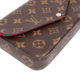 Louis Vuitton Canvas Monogram Felicie Crossbody Bag