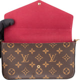 Louis Vuitton Canvas Monogram Felicie Crossbody Bag