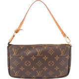 Louis Vuitton Canvas Monogram Pochette Accessoire Handbag