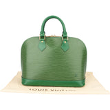 Louis Vuitton Vert Epi Leather Alma PM Handbag