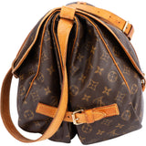 Louis Vuitton Canvas Monogram Saumur GM Crossbody Bag