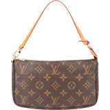 Louis Vuitton Canvas Monogram Pochette Accessoire Handbag