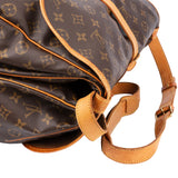 Louis Vuitton Canvas Monogram Saumur GM Crossbody Bag