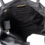 Prada Black Nylon Triangle Handbag