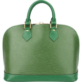 Louis Vuitton Vert Epi Leather Alma PM Handbag