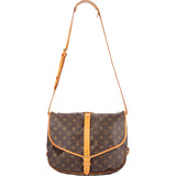 Louis Vuitton Canvas Monogram Saumur GM Crossbody Bag