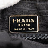 Prada Black Nylon Triangle Handbag