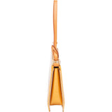 Louis Vuitton Yellow Vernis Monogram Lexington Handbag