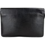 Louis Vuitton Noir Epi Leather Dragonne Clutch