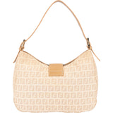 Fendi FF Monogram Baguette Buckle Shoulder Bag