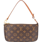 Louis Vuitton Canvas Monogram Pochette Accessoire Handbag