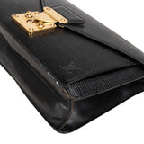 Louis Vuitton Noir Epi Leather Dragonne Clutch