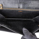 Louis Vuitton Noir Epi Leather Dragonne Clutch
