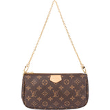 Louis Vuitton Canvas Monogram Single Multipochette Shoulder Bag