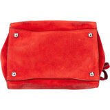 Prada Rosso Suede Vitello Handbag